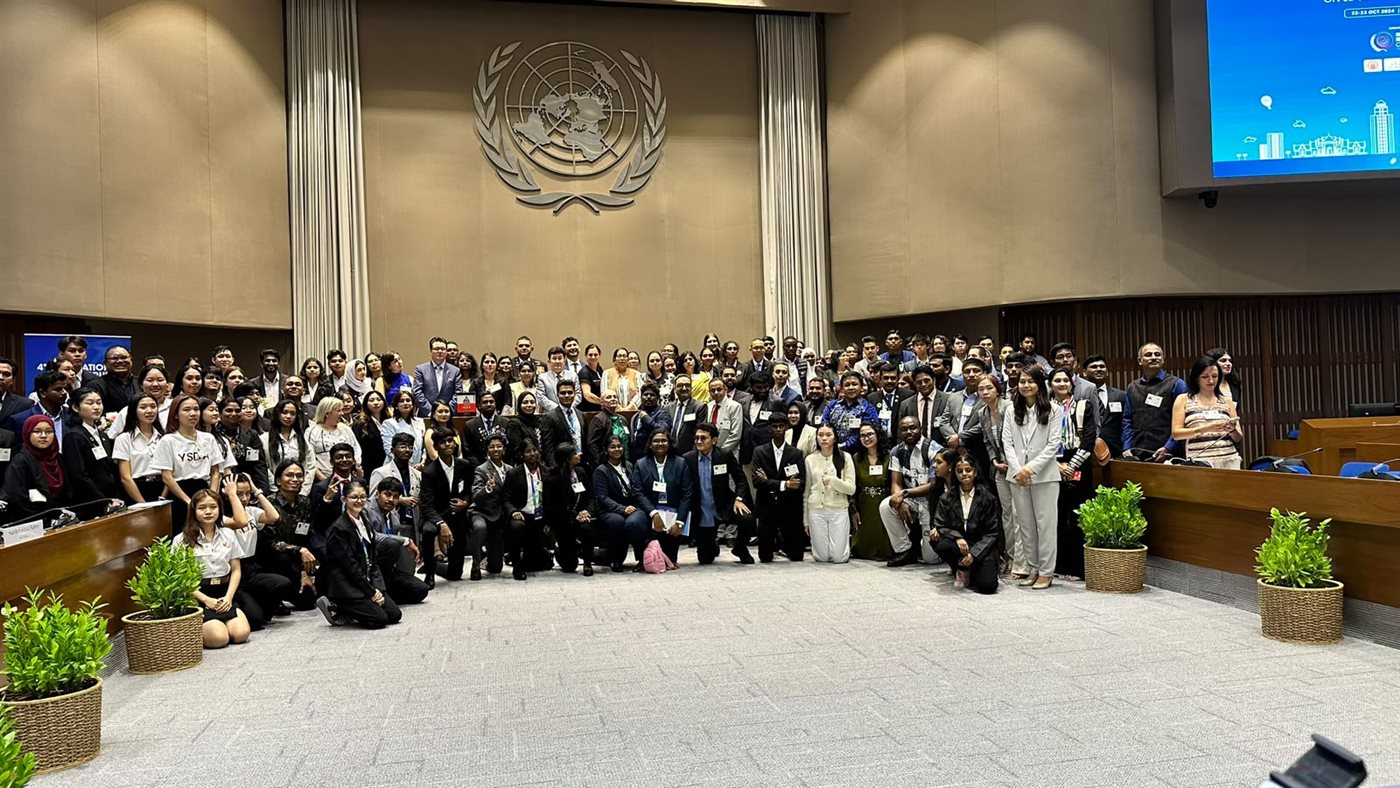 Participants of the 4th International Youth Forum on SDGs and Human Rights, Bangkok, Thailand